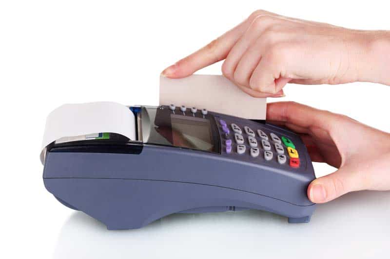 bank terminal and credit card processing